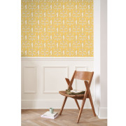 Papier Peint intissé Séraphin jaune soleil - LES BELLES TOILES DE JOUY 2 - Casadeco - BTJD201712404