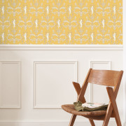Papier Peint intissé Séraphin jaune soleil - LES BELLES TOILES DE JOUY 2 - Casadeco - BTJD201712404