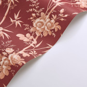 Papier Peint intissé Flânerie rouge grenat - LES BELLES TOILES DE JOUY 2 - Casadeco - BTJD201708778