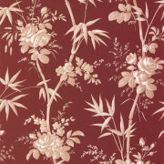 Papier Peint intissé Flânerie rouge grenat - LES BELLES TOILES DE JOUY 2 - Casadeco - BTJD201708778