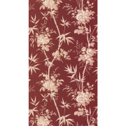 Papier Peint intissé Flânerie rouge grenat - LES BELLES TOILES DE JOUY 2 - Casadeco - BTJD201708778