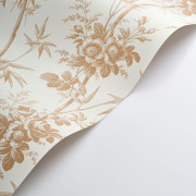 Papier Peint intissé Flânerie camel - LES BELLES TOILES DE JOUY 2 - Casadeco - BTJD201701303