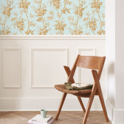 Papier Peint intissé Flânerie bleu doux - LES BELLES TOILES DE JOUY 2 - Casadeco - BTJD201706363