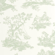 Papier Peint intissé Cadence vert amande - LES BELLES TOILES DE JOUY 2 - Casadeco - BTJD201697117