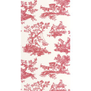 Papier Peint intissé Cadence rouge grenat - LES BELLES TOILES DE JOUY 2 - Casadeco - BTJD201698585