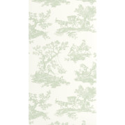 Papier Peint intissé Cadence vert amande - LES BELLES TOILES DE JOUY 2 - Casadeco - BTJD201697117