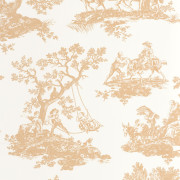 Papier Peint intissé Cadence camel - LES BELLES TOILES DE JOUY 2 - Casadeco - BTJD201691313