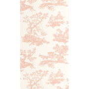 Papier Peint intissé Cadence rose poudre - LES BELLES TOILES DE JOUY 2 - Casadeco - BTJD201694114