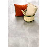Sol PVC - Burton 583 Carrelage gris moucheté - Essential - Vigan - IVC - rouleau 4M