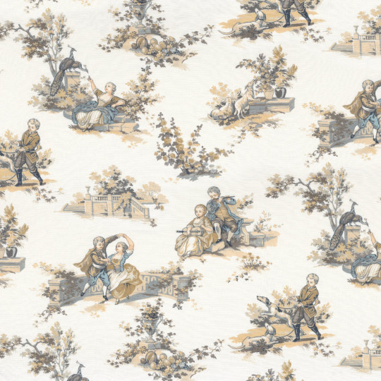 Tissu Gavotte naturel - LES...