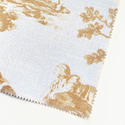 Tissu Cadence camel - LES BELLES TOILES DE JOUY 2 - Casadeco - BTJD201771435