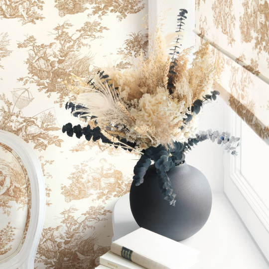 Tissu Cadence camel - LES...