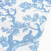Tissu Cadence bleu porcelaine - LES BELLES TOILES DE JOUY 2 - Casadeco - BTJD201776389