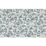 Tissu Célestine bleu encre - LES BELLES TOILES DE JOUY 2 - Casadeco - BTJD201786017