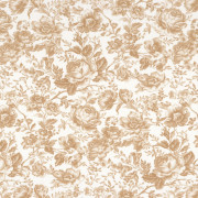 Tissu Célestine camel - LES BELLES TOILES DE JOUY 2 - Casadeco - BTJD201781397