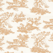 Tissu Cadence camel - LES BELLES TOILES DE JOUY 2 - Casadeco - BTJD201771435