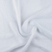 Rideau voilage à œillets Gaze de Lin blanc optique - 140x260cm - Linder - 169-10-48015-375