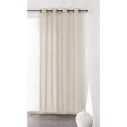 Rideau voilage à œillets Gaze de Lin beige lin - 140x260cm - Linder - 169-29-48015-375