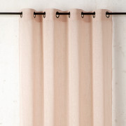 Rideau voilage à œillets Cotelia rose quartz - 160x260cm - Linder - 231-60-375