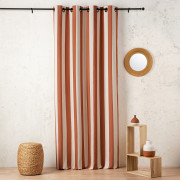 Rideau à œillets Sunset orange brûlée - 145x280cm - Linder - 547-36-375