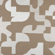 Rideau à œillets Enigma taupe et écru - 140x260cm - Linder - 548-28-10208-375