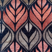 Rideau à œillets Joséphine orange corail - 140x260cm - Linder - 1942-38-375