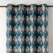 Rideau à œillets Joséphine bleu cobalt - 140x260cm - Linder - 1942-45-375