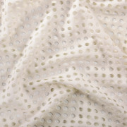 Rideau voilage à œillets Luna blanc cassé - 140x260cm - Linder - 853-15-375