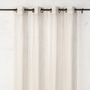 Rideau voilage à œillets Luna blanc cassé - 140x260cm - Linder - 853-15-375