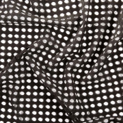 Rideau voilage à œillets Luna noir minuit - 140x260cm - Linder - 853-19-375