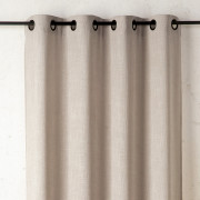 Rideau à œillets Bélinda beige corde - 145x240cm - Linder - 1941-22-375