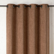 Rideau à œillets Bélinda marron cuivre - 145x240cm - Linder - 1941-55-375