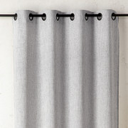 Rideau à œillets Bélinda gris clair chiné - 145x240cm - Linder - 1941-90-375