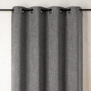 Rideau à œillets Bélinda gris roche - 145x240cm - Linder - 1941-92-375