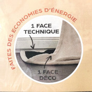 Rideau à œillets Bouleau gris - 140x240cm - Linder - 1928-92-10206-375