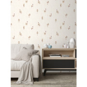 Papier peint expansé relief Géométrique rose beige - Ugépa - L98706