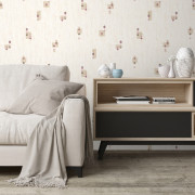Papier peint expansé relief Géométrique rose beige - Ugépa - L98706