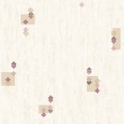 Papier peint expansé relief Géométrique rose beige - Ugépa - L98706