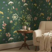 Papier peint intissé Herbier Prairie vert - Ugépa - M38914
