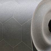 Sol PVC - Nîmes 770M Carrelage Hexagone gris - Optima Evasion - BEAUFLOR - rouleau 3M