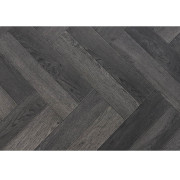 Sol PVC - Marilyn 599 - Parquet chevron noir gris - Bingo - Essential - IVC - rouleau 4M