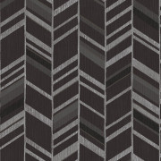 Papier peint intissé Chevron 3D noir - Spécial FX 2 - Lutèce - G67716