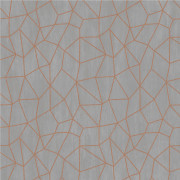 Papier peint intissé Prisme or cuivré - Spécial FX 2 - Lutèce - G67701