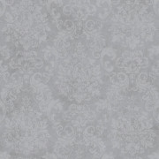 Papier peint intissé Damassée gris - Spécial FX 2 - Lutèce - G68090