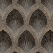 Papier peint intissé Art Déco Ogive marron - Spécial FX 2 - Lutèce - G68087