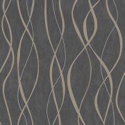 Papier peint intissé Serpentin gris foncé - Spécial FX 2 - Lutèce - G67737