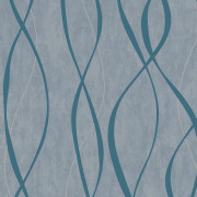 Papier peint intissé Serpentin bleu clair - Spécial FX 2 - Lutèce - G67735