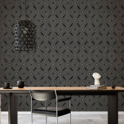 Papier peint intissé Mandala noir - Spécial FX 2 - Lutèce - G67732