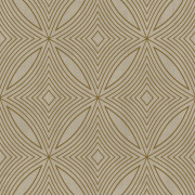 Papier peint intissé Mandala vanille or - Spécial FX 2 - Lutèce - G67730