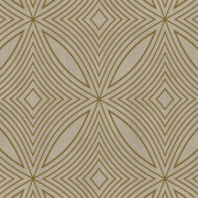 Papier peint intissé Mandala vanille or - Spécial FX 2 - Lutèce - G67730